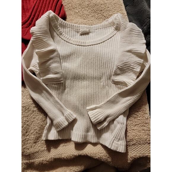 Lot Of Long Sleeve Gitls Tops Size 12‎ Months - Picture 2 of 9